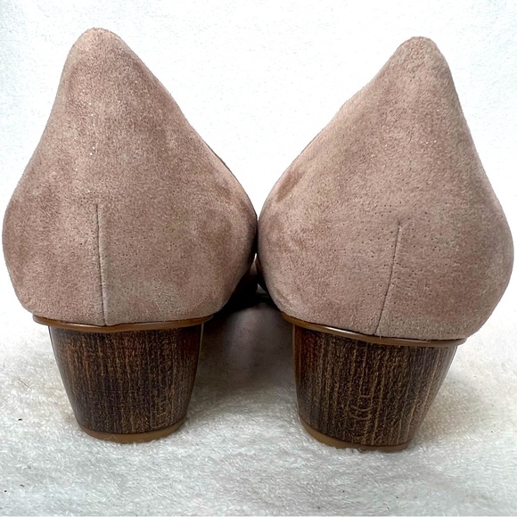 Vaneli sparkled nude flats with cushioned suede insoles - Picture 5 of 7